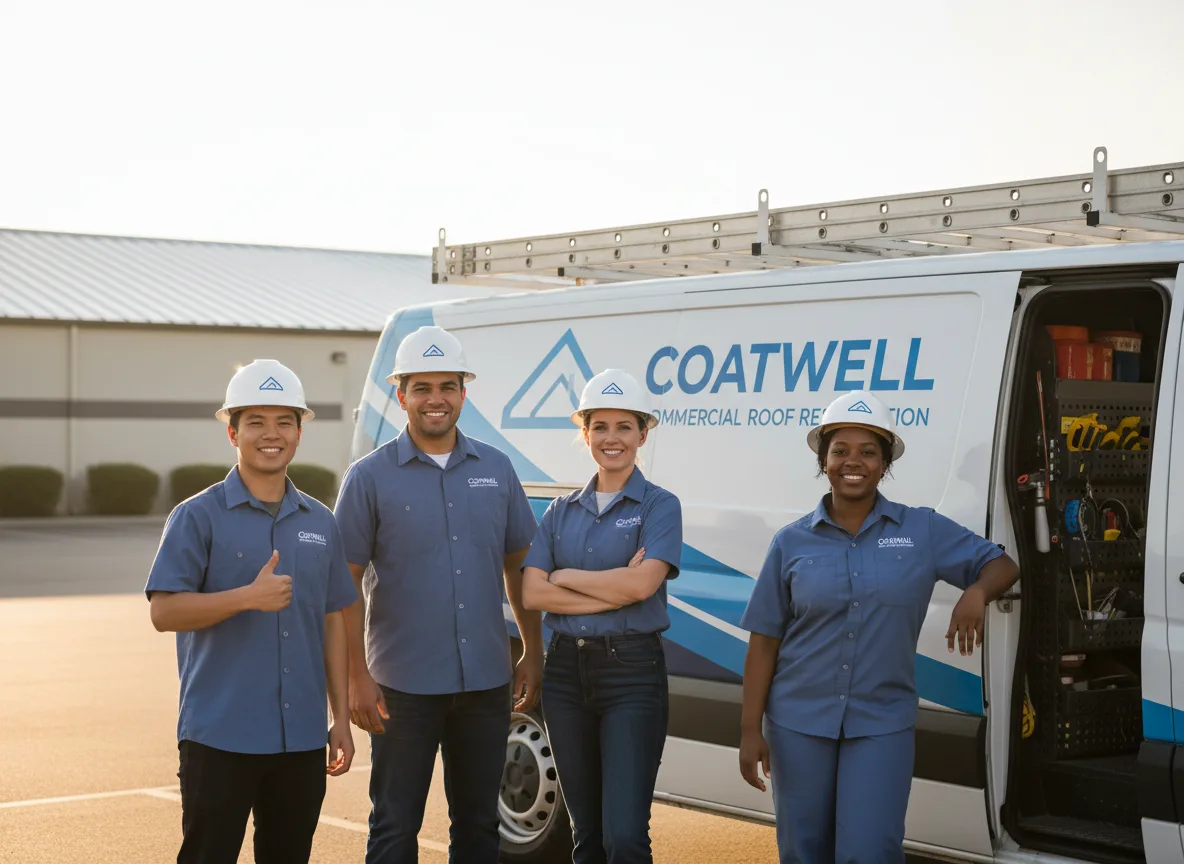 Commercial roof coating company in Teeds Grove, IA